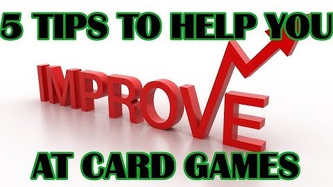 5 Tips To Help You Improve at Card Games/Cardfight!! Vanguard
