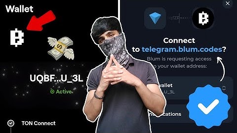 Wallet connect tutorial in Blum ✅| Blum wallet connect to tonkeeper 🔥| Telegram bot mining review ✨