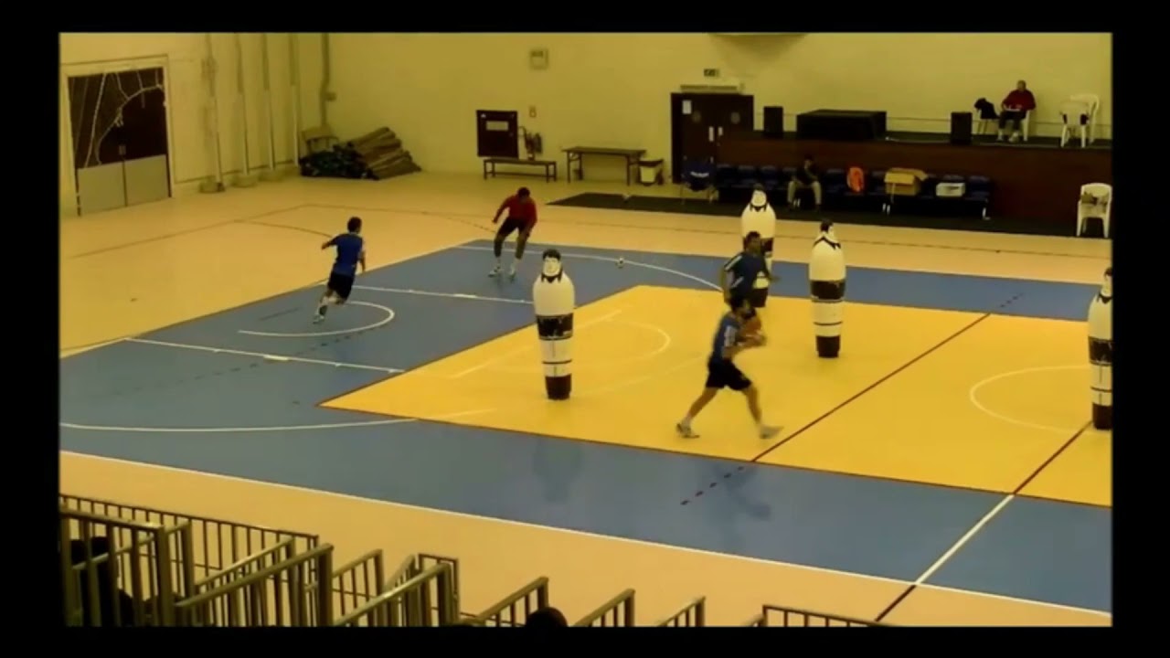 handball training 2015 IHF Coach Pressure Training in Attack part 3