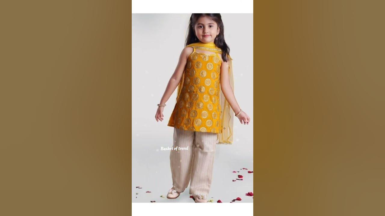 Trending Baby girl Gota kinari dresses | Gota lace Dress designs for ...