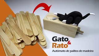 Gato e rato autômato (Cat and mouse automaton)