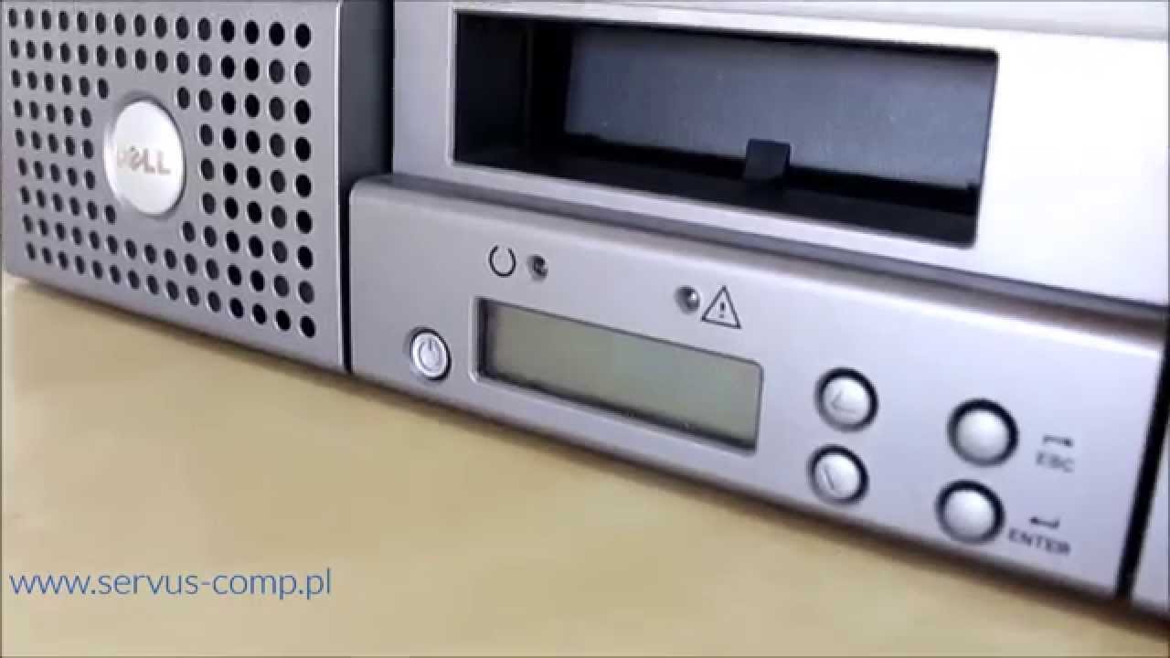 Dell PowerVault 124T Serwis Biblioteki Taśmowej Servus Comp