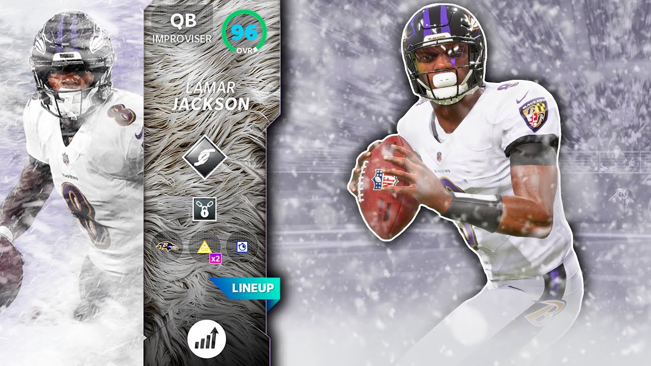 LAMAR JACKSON IS THE FASTEST QB IN MUT (4 TDs) - Madden 21 Ultimate Team "Snow Beasts"