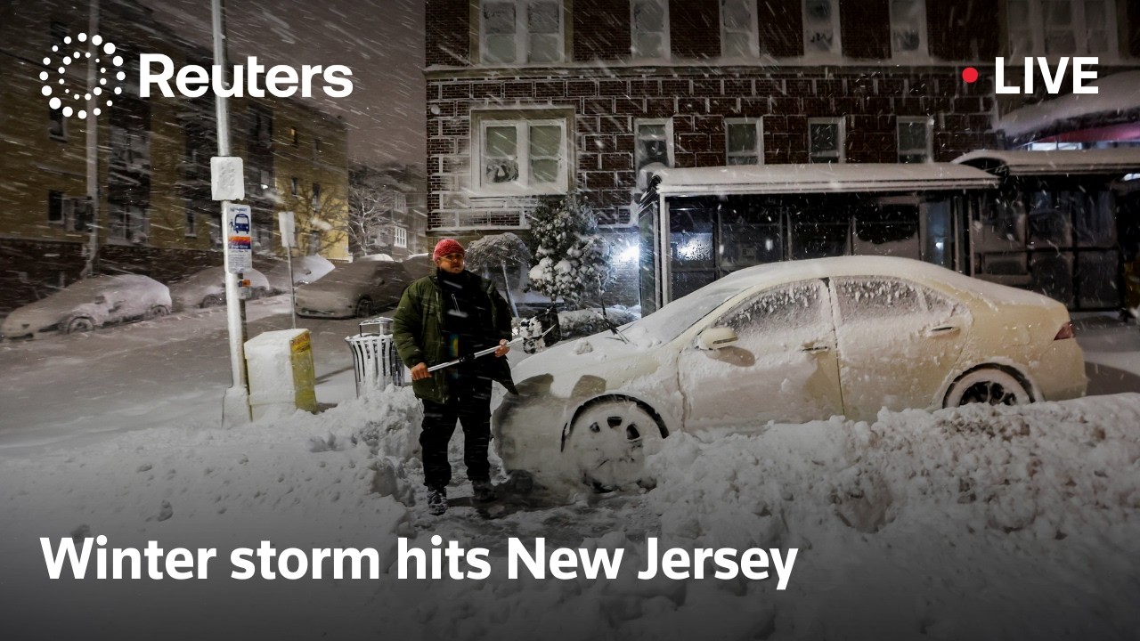 LIVE: New Jersey hit by winter storm