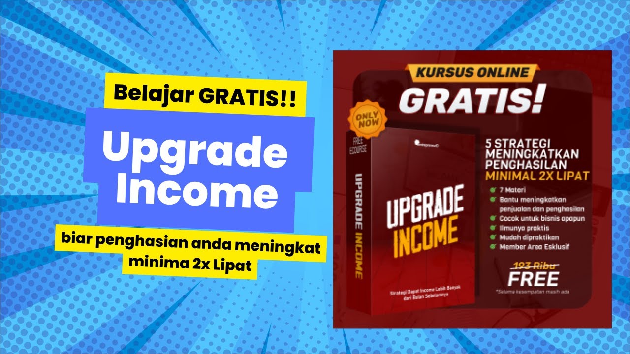 Terbaru produk digital gratis tentang upgrade income - YouTube