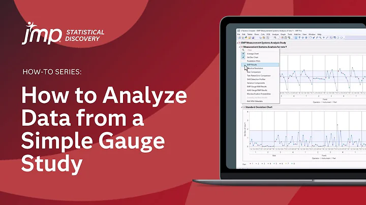 How to Analyze Data from a Simple Gauge Study in JMP
