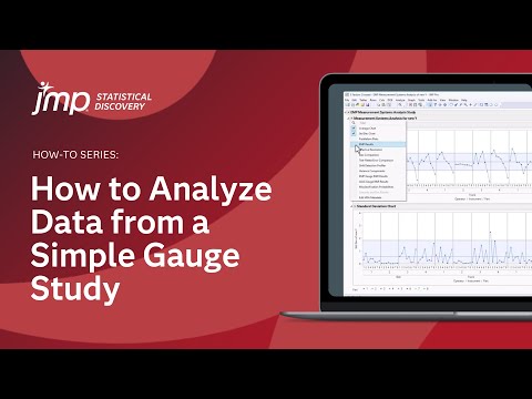 How to Analyze Data from a Simple Gauge Study in JMP