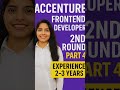 Accenture Frontend Developer React.js Interview (2nd Round (Part 4) | React.js | 2025