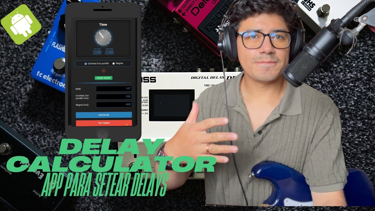 Setear Mi App Android para setear Pedal de Delay | Anders Heredia - YouTube