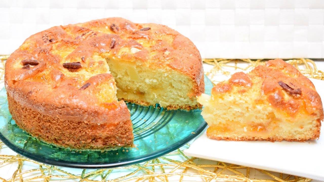 TORTA VELOCE ALLE MELE E MARMELLATA con noci Pecan - QUICK APPLE PIE