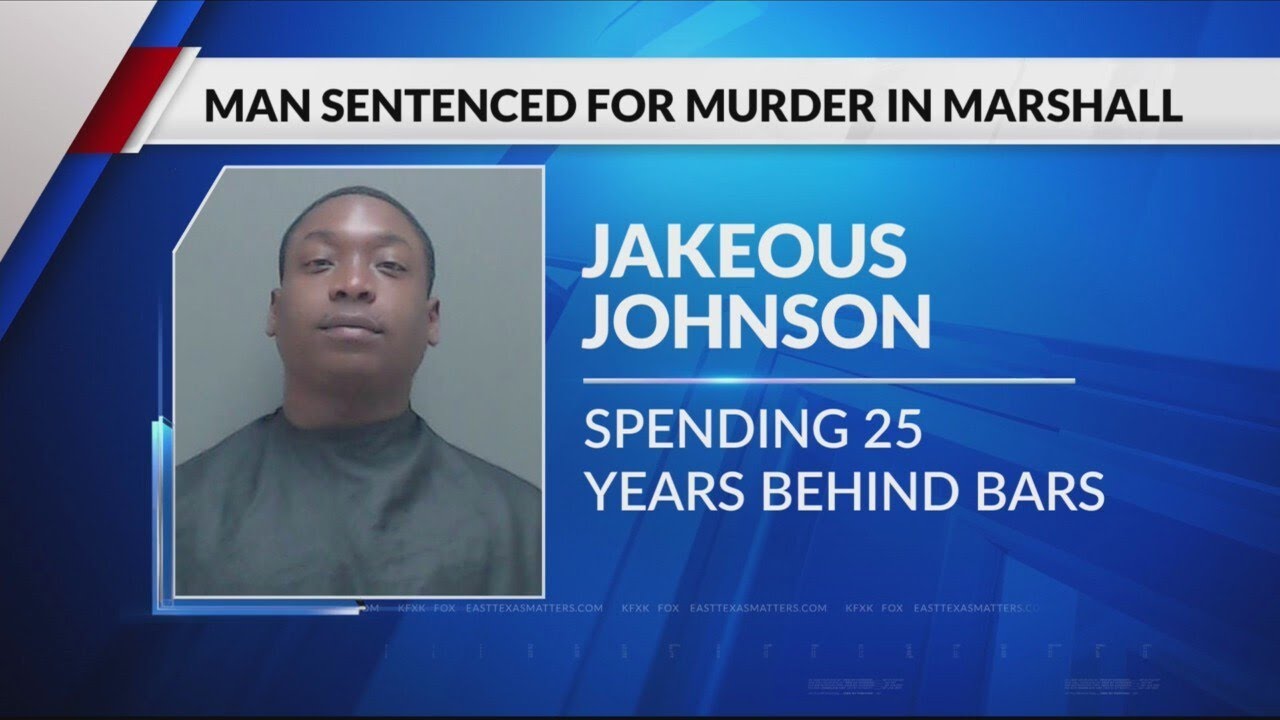 Marshall man sentenced to 25 years in prison for murder - YouTube