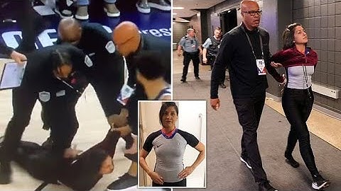 Protester Tackled At Timberwolves Game