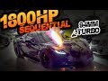 1800hp sequential c7 z06 corvette on the street  its scary fast 94mm turbo  427ci