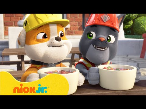 Крепыш и команда | Крепыш спасает вкусняшки в Бухте Строителей! | Nick Jr. Cyrillic