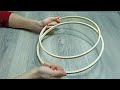 You'll never guess what I made with embroidery hoop!Awesome craft for home, needlework, crafts, DIY