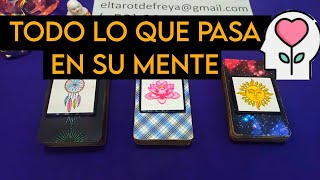 🤔✨ TODO lo que PASA en su MENTE... 🔮TAROT #tarot