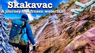 A Journey to a Frozen Waterfall || Winter Solo Hiking || Skakavac Waterfall by Ervinslens 1,816 views 1 month ago 8 minutes, 2 seconds