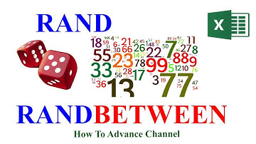 Cách Tạo Khoảng Giá Trị Ngẫu Nhiên - Hàm RAND RANDBETWEEN Tạo May Mắn Cho Bạn