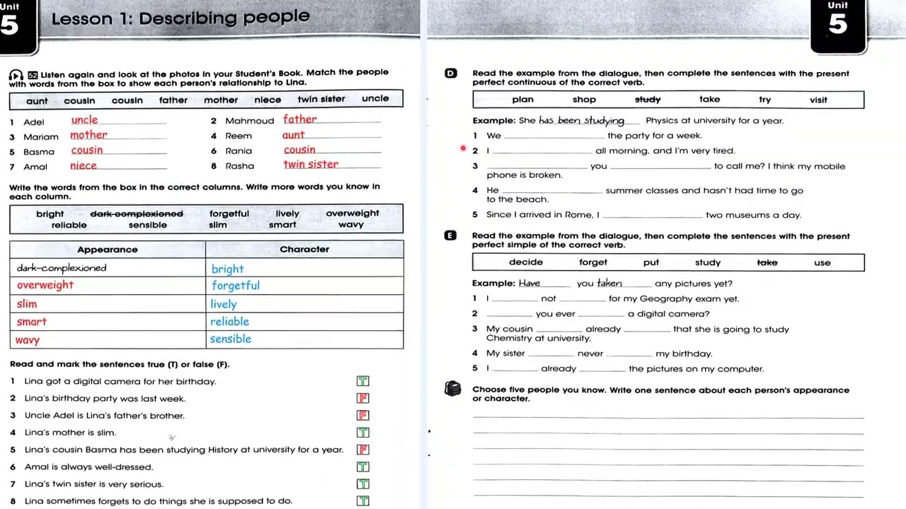 حل صفحة 76 و 77 نشاط انكليزي رابع اعدادي 2024