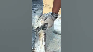 Stone splitting techniques #shorts