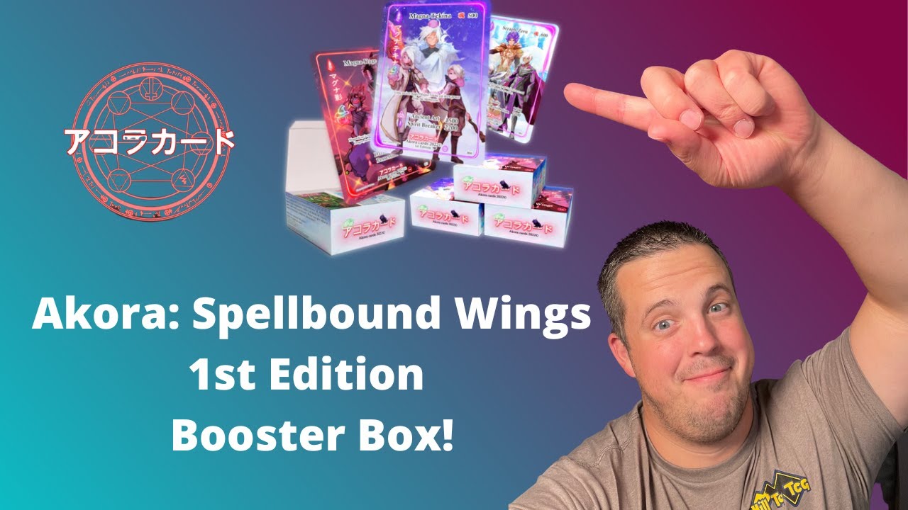 akora tcg spellbound wings 1st edition booster box Akora spellbound wings First edition