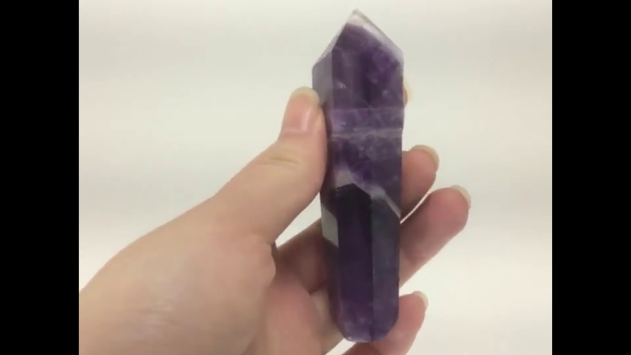 Dream Amethyst Crystal Pipe from Thera Crystlas