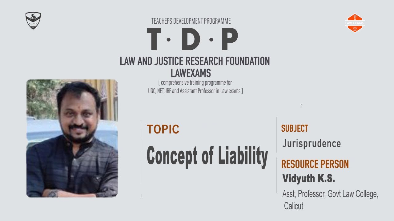 Jurisprudence_Concept of Liability - part 1_TDP.