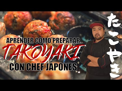 APRENDER COMO PREPARAR TAKOYAKI CON CHEF JAPONES Comida japonesa desde su casa ＃16