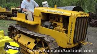 Caterpillar Twenty Two crawler tractor canvas art print Richard Browne Cat 22
