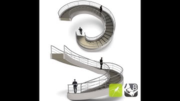 Grasshopper Tutorial for Rhino 3D parametric design Spiral Stairs Part - 1