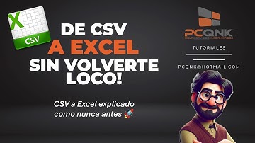 Tutorial completo: abrir, importar y convertir archivos CSV en Microsoft Excel fácilmente 🚀