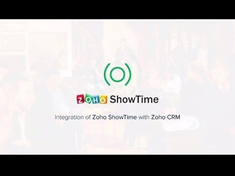 Zoho ShowTime Integration with Zoho CRM