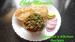 Veronica S Chole Massala Recipe Youtube