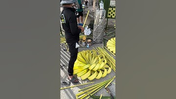 Đi Đồng Tháp làm cổng cưới lá dừa với cốt Khanh Idol #shorts #congcuoiladua #2lnd