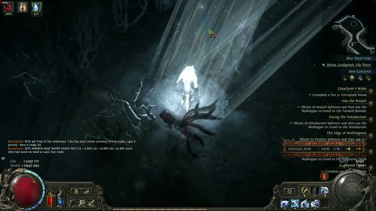 POE 2  BOSS KILLS                                                              GRUDGELASH VILE THORN