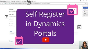 Allowing users to self register in Dynamics Portals