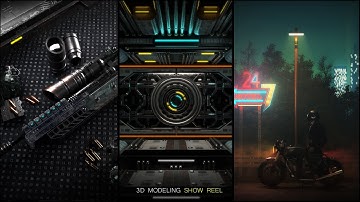 3D MODELLING AND TEXTURING SHOWREEL 2021