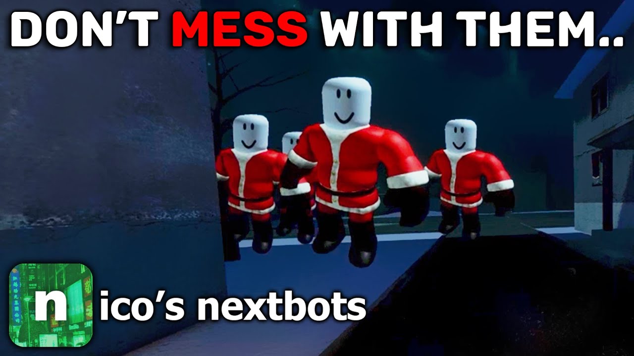 Santa is MORE EVIL Than You Think in Nico's Nextbots! - YouTube