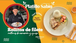 Rollitos de filete rellenos de camarón y queso | Platillo Sabio | Cuaresma by ProfecoTV 1,217 views 2 months ago 3 minutes, 45 seconds