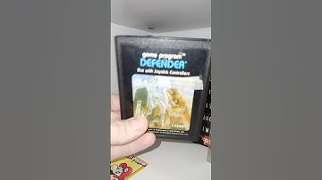 Atari 2600 Defender - CRT Sanyo - #retrogaming  #asmr #crt  #gameplay #atari #defender