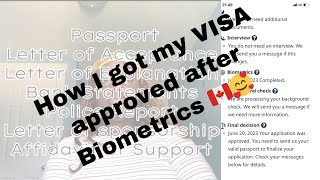 How my Visa got Approved after my Biometrics 🇨🇦🥰#canada #internationalstudents #ircc