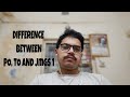 Difference between sbi po to and jmgs 1 in sbi