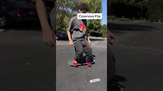 How to flip a skateboard without a kickflip #skateboarding #shorts