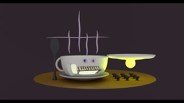 Coffee Shop 3D Modeling in Maya