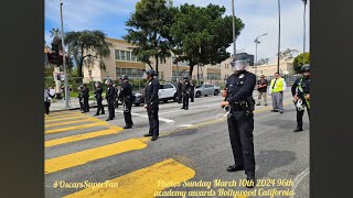 photos Sunday March 10th 2024 96th academy awards Hollywood California protests riot police by NameOnRice  Name On Rice 43 views 2 months ago 1 minute, 50 seconds