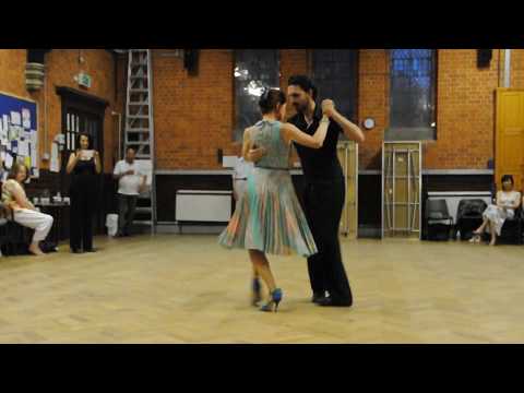 Alexandra Wood & Guillermo Torrens at Reading Tango Club. Sacadas