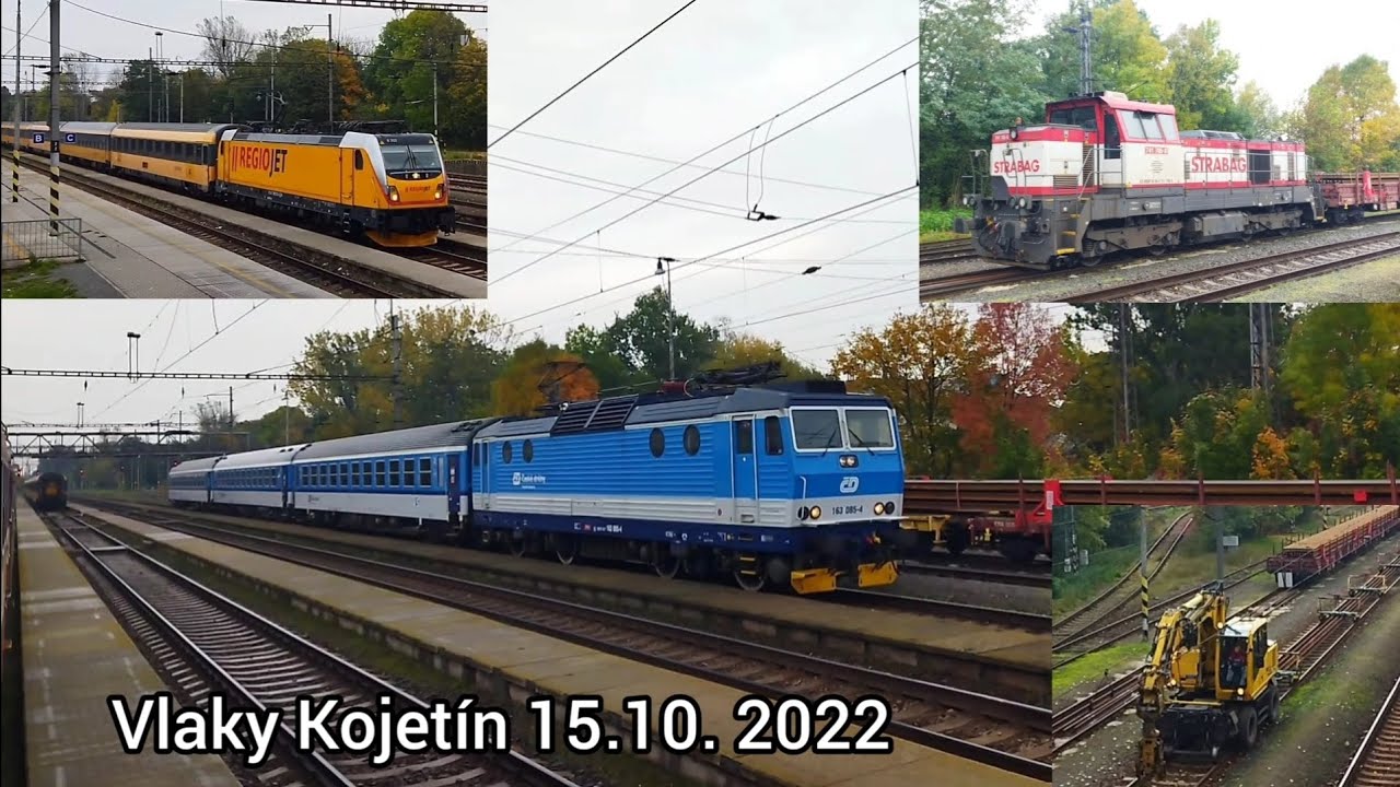 Vlaky Kojetín 15.10. 2022
