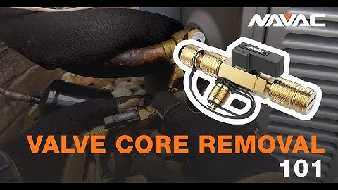 VALVE CORE REMOVAL 101 with NAVAC NVR1
