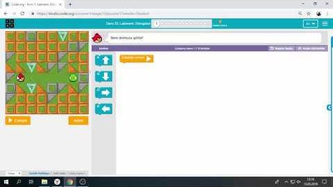 Code.org Kurs:1 Ders:13 Labirent Döngüler