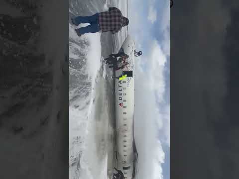 Delta Crash at Toronto Pearson Airport 17/02/2025 planecrash canada 